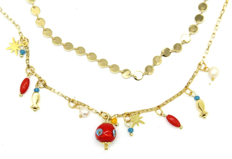 Collier Coeur de mer