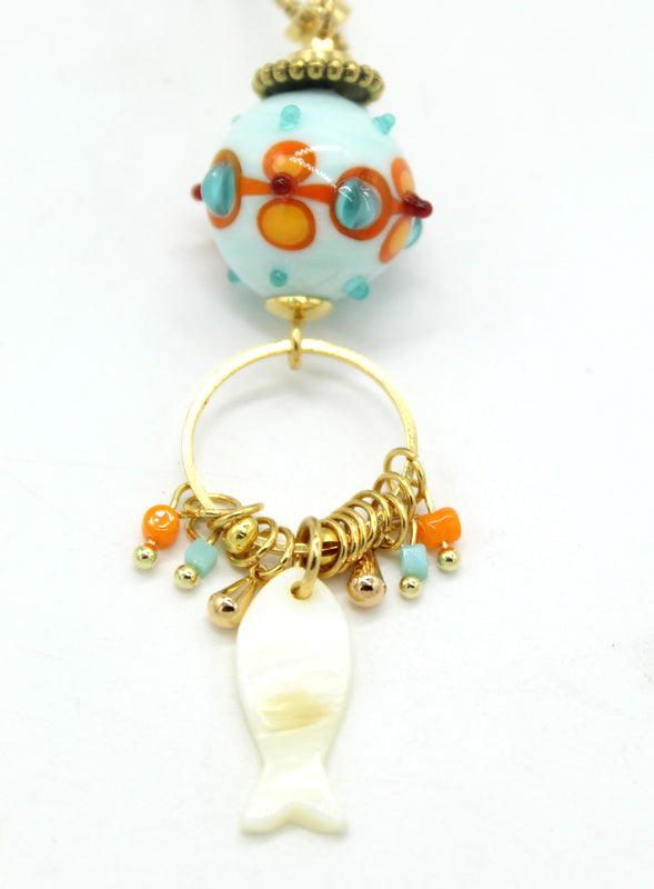 Collier Aqua Coral