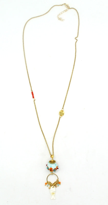 Collier Aqua Coral