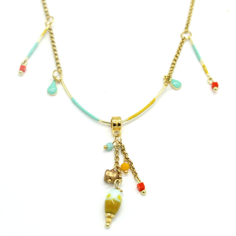 Collier Aqua Coral