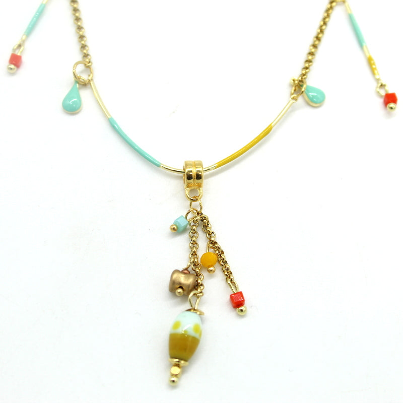 Collier Aqua Coral