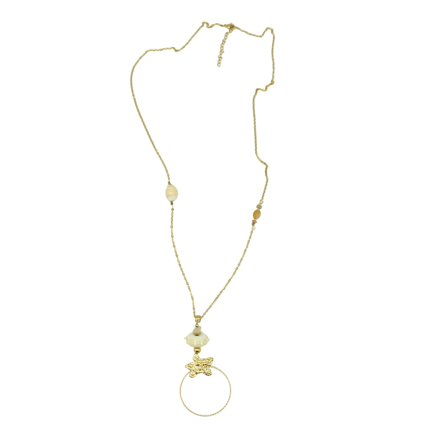 collier-long-pendentif-cercle-etoile-doree-murano-ivoire-pierres-naturelles-dune-CO20DE