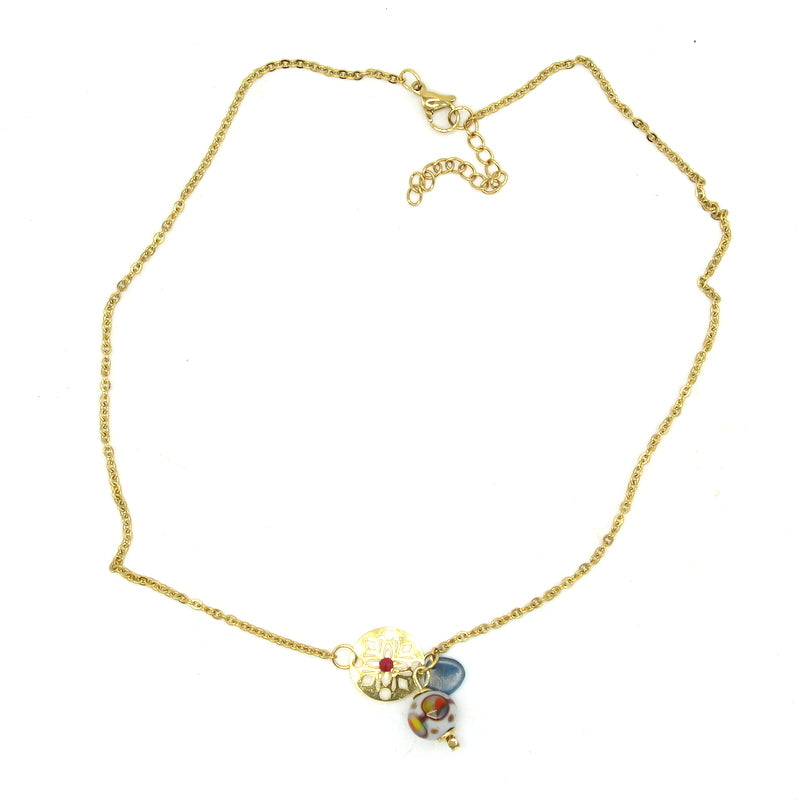 Collier ras de cou doré Oralya