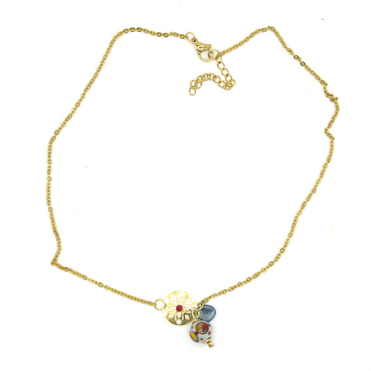 Collier ras de cou doré Oralya