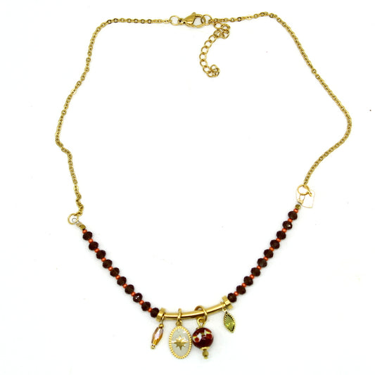 Collier facettes Soryne