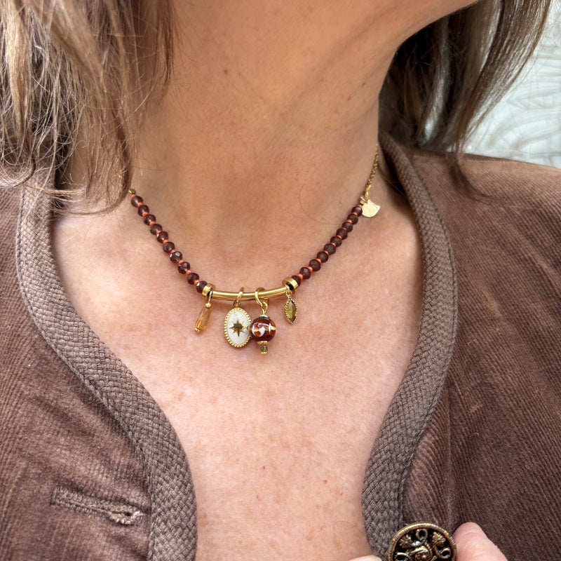 Collier facettes Soryne