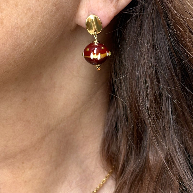 Boucles d'oreilles Murano Soryne