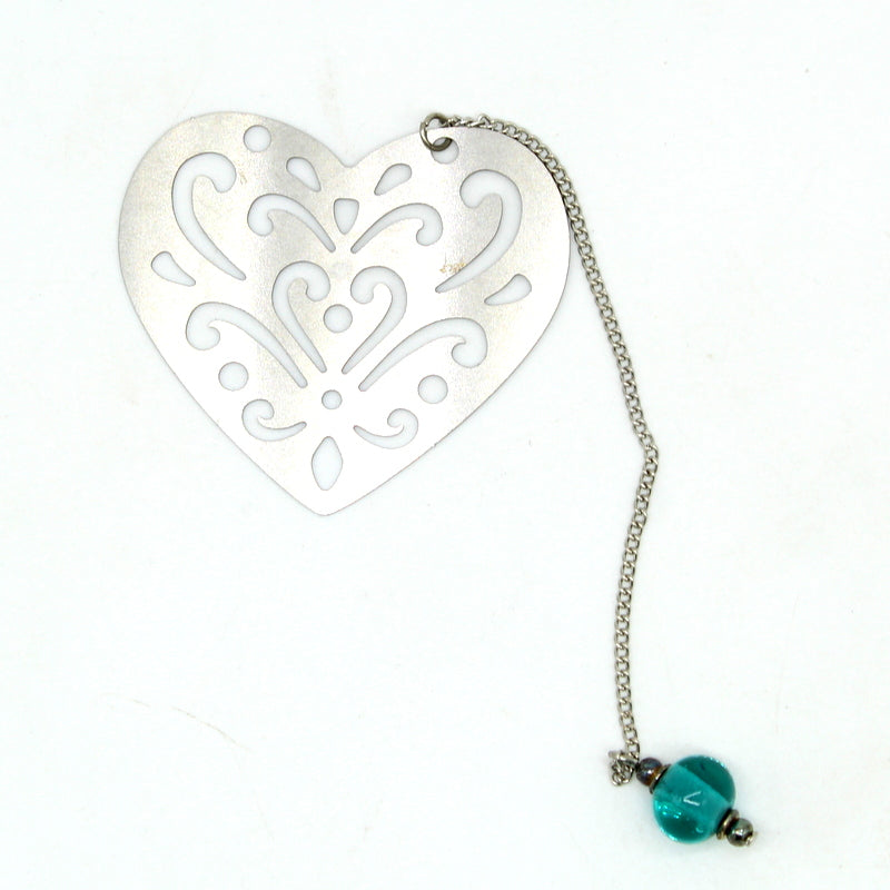 Marque-page coeur lagon