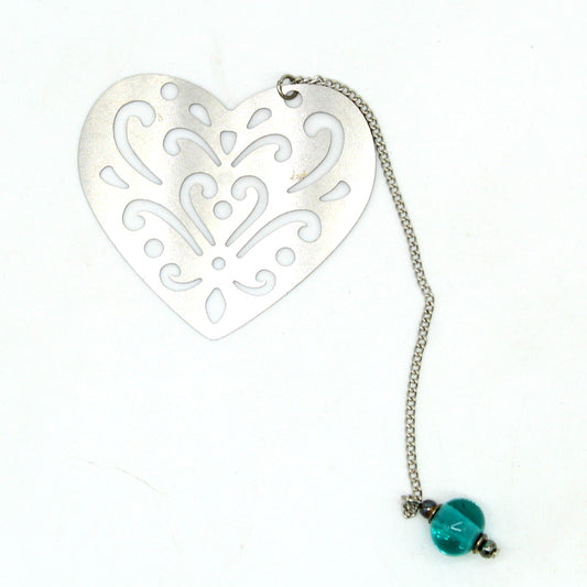 Marque-page coeur lagon