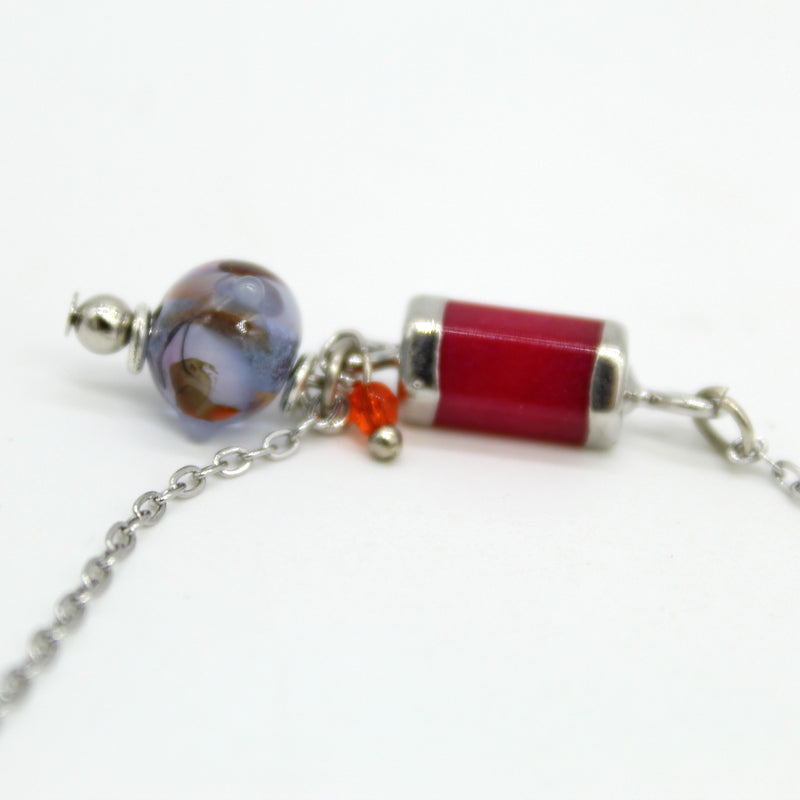 Bracelet pierre et verre de Murano Nila