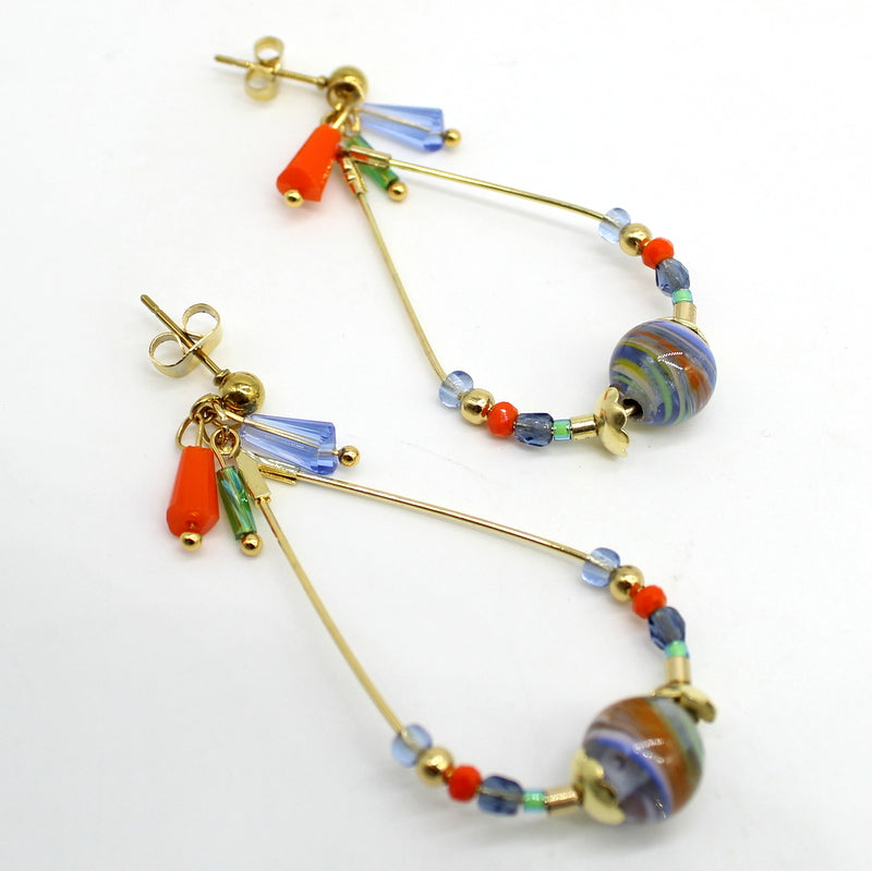 Créoles ovales pampilles Zeline