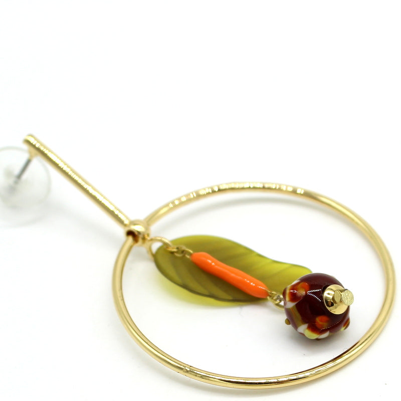 Boucles d'oreilles rondes Soryne