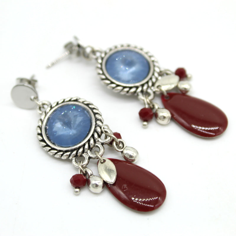 Boucles d'oreilles cristal Oralya