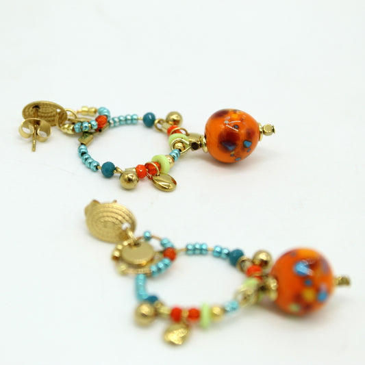 Boucles d'oreilles pampilles PAPAYA