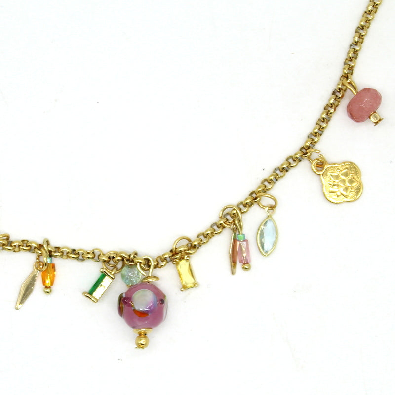 Collier ras de cou pampilles Yuna