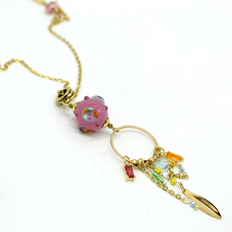 Collier long pampilles Yuna