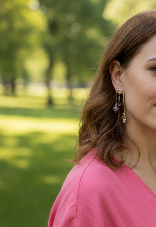 Boucles d'oreilles pont Yuna