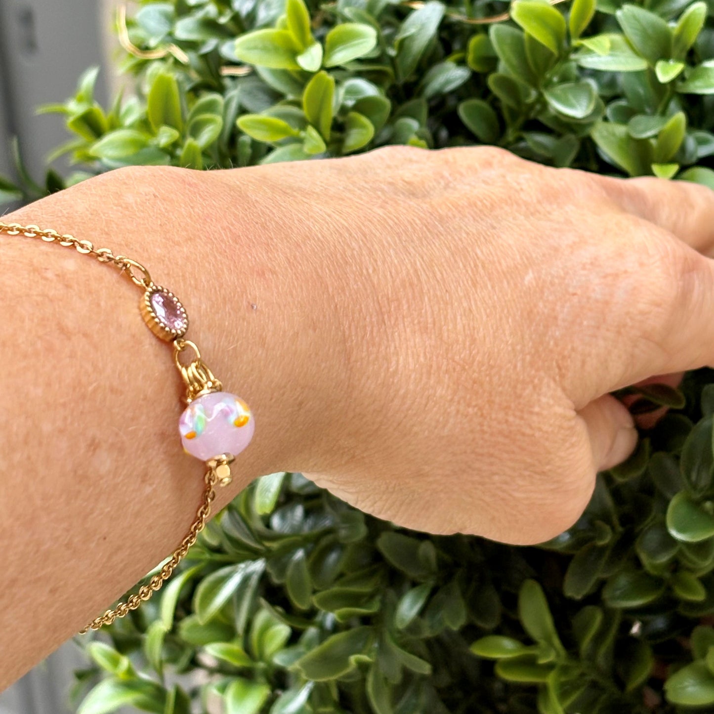 Bracelet chaine cristal Yuna