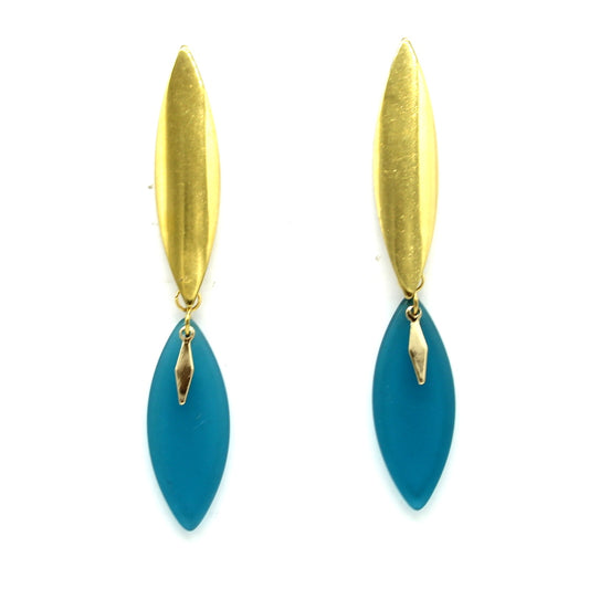 Boucles d'oreilles Plumes PAPAYA