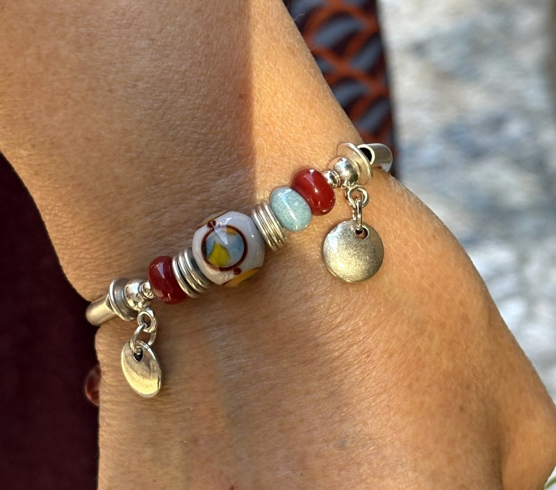 Bracelet argenté Oralya