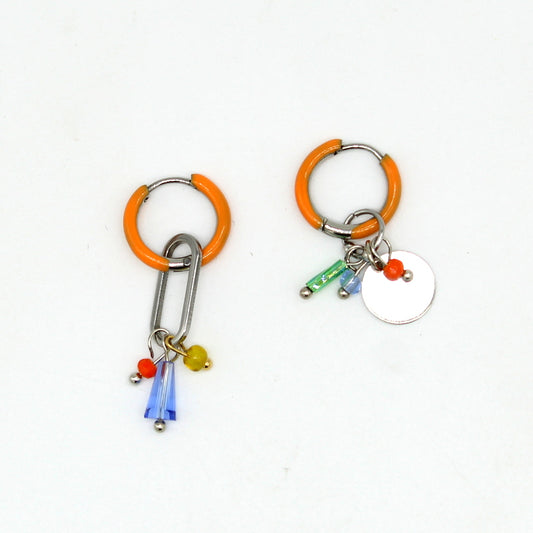 Créoles émaillées Zeline