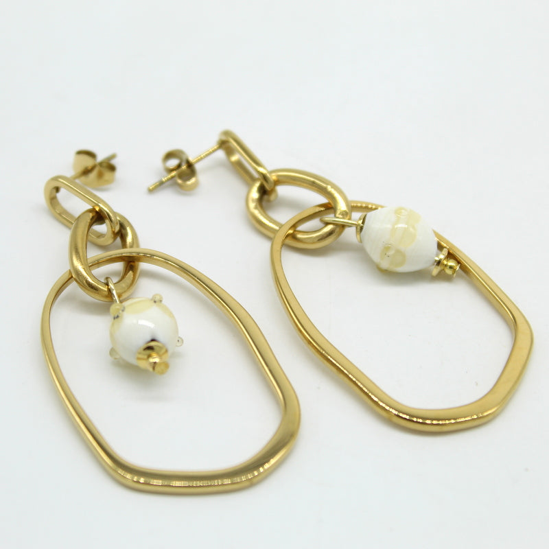 Boucles d'oreilles géométrique DUNE