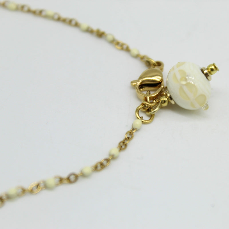 Bracelet chaine émail DUNE