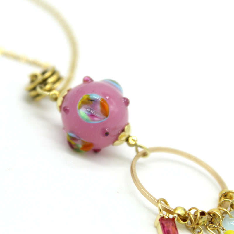 Collier long pampilles Yuna