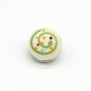 Cabochon pression pour collier torque